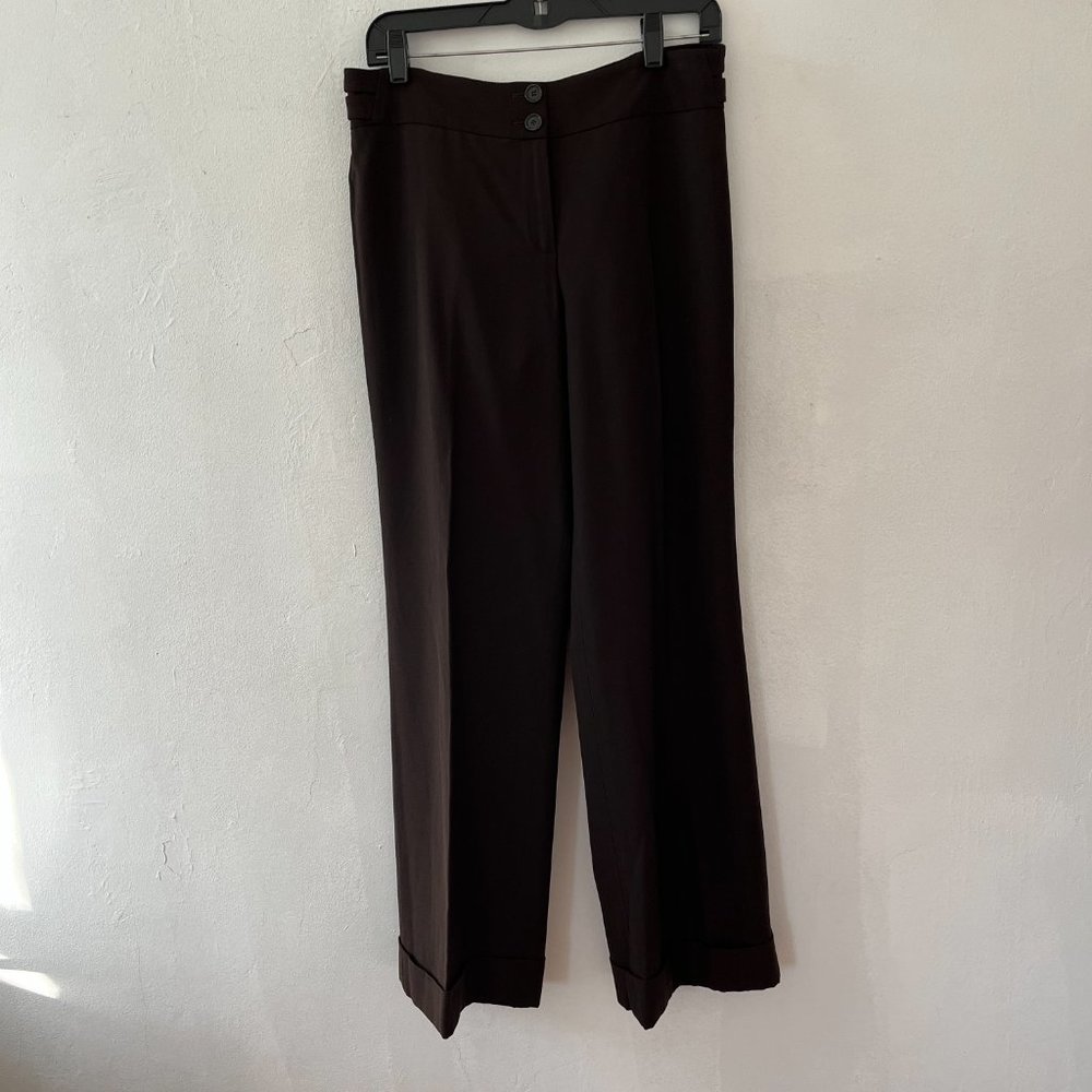 Ann Taylor Trouser Pant with Cuffs, Size 8